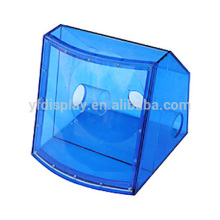 translucent blue color acrylic professional loudspeaker box